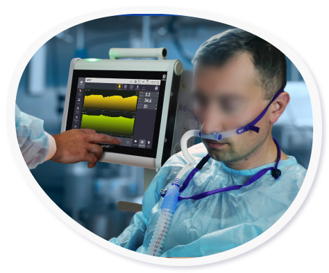 HFOT ventilation in UVENT ventilators