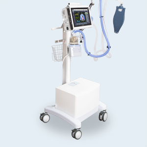 icu ventilator uvent-a mobile trolley with built-in compressor
