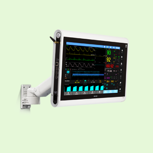 patient monitor wall adjustable arm mount