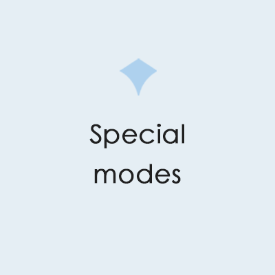 UVENT Special Ventilation Modes