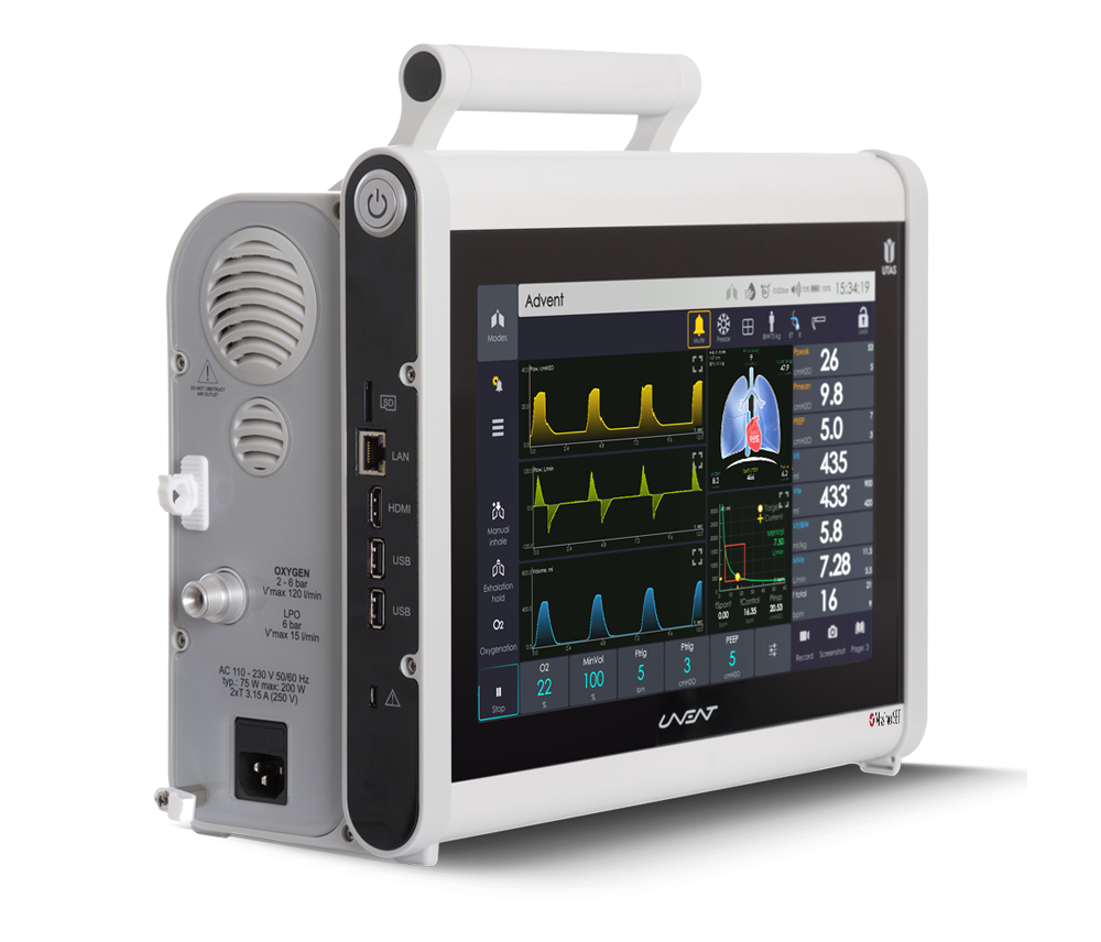 icu mobile ventilator uvent-m