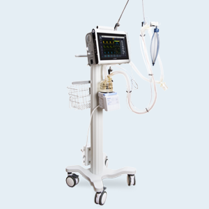 ICU ventilator UVENT mobile trolley with basket