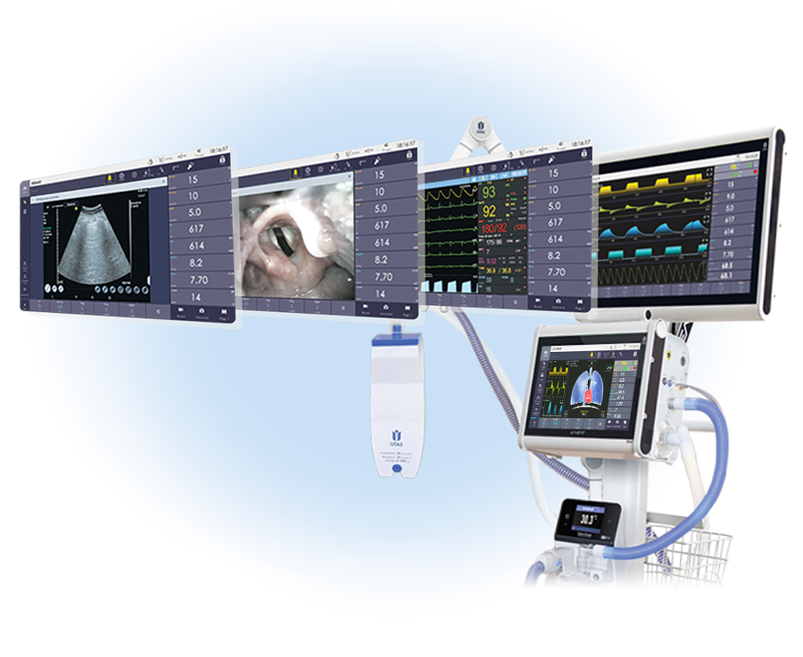 mechanical ventilation uvent-s respiratory station