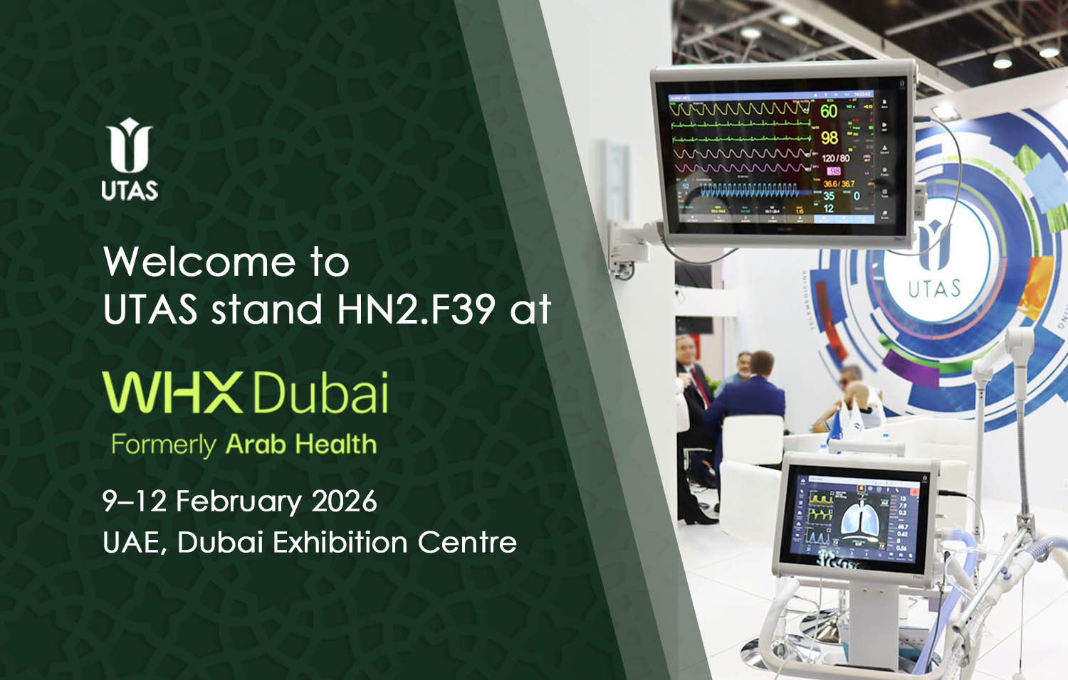 WHX Dubai 2026 UTAS medical equipment