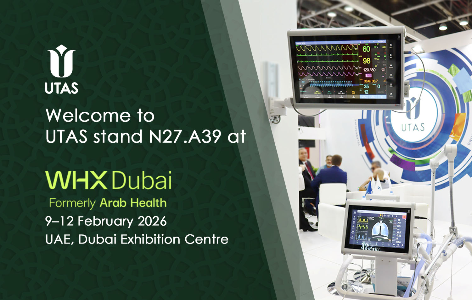 WHX Dubai 2026 UTAS medical equipment