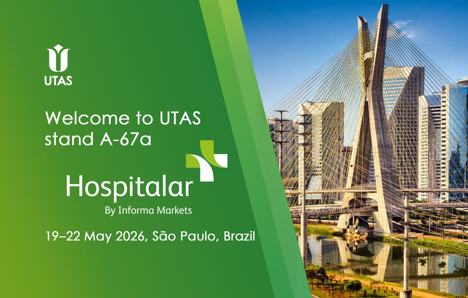 Hospitalar 2026 exhibition UTAS medical equipment